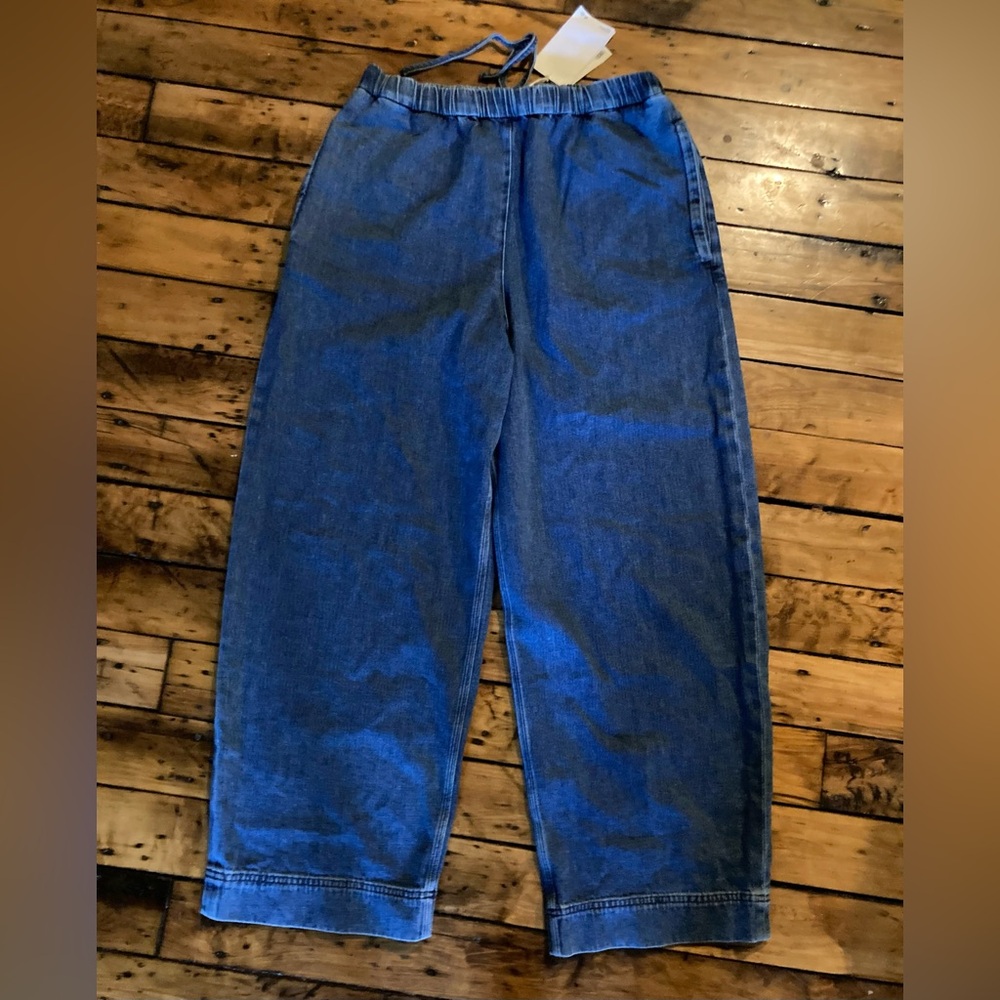 COS Blue Wide Leg Jeans